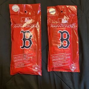 Brand new Red Sox rain ponchos